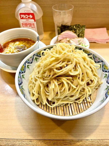 「からいつけそば【TP】特製A、大盛」@中華そば 多賀野の写真