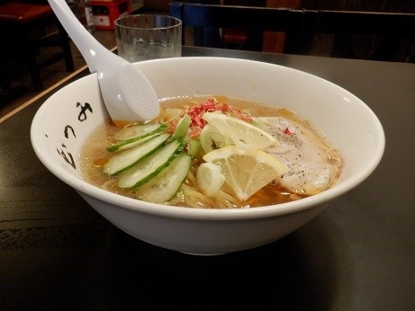 「冷製えび塩冷し麵」@むつみ屋 駒込店の写真