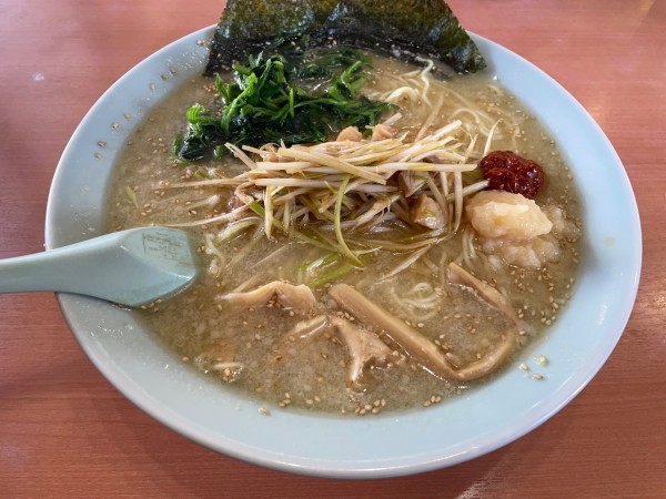 「ネギ塩ラーメン（中盛）」@ラーメンショップ 足利50号店の写真