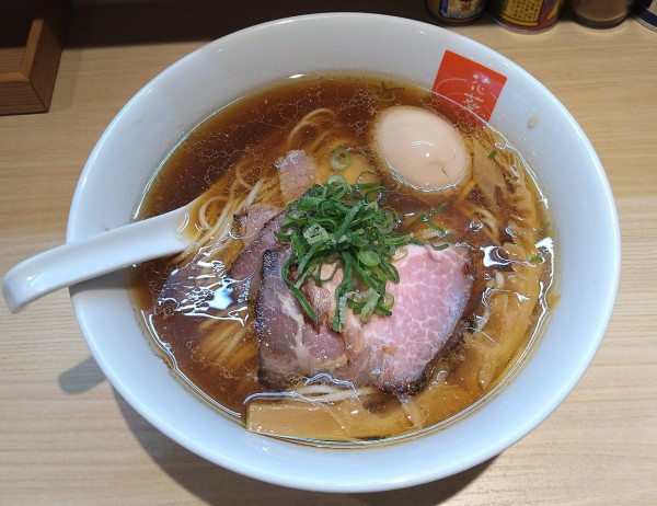 「特製煮干し中華そば 1000円」@煮干中華そば ハナアオイの写真