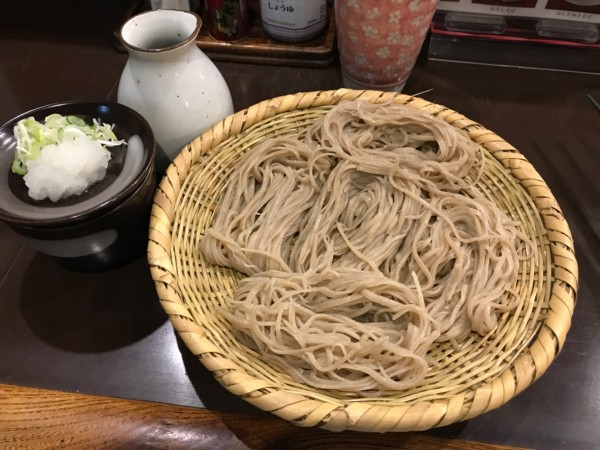 「ざるそば　800円」@二本松の写真