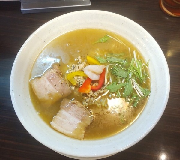 「青唐塩ラーメン」@風間とんとんラーメンの写真