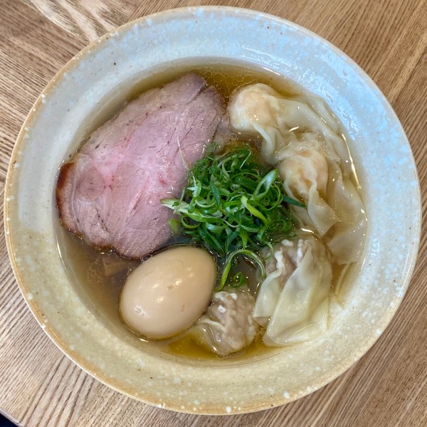 「肉・海老ワンタン麺（白）¥1,150」@DURAMENTEIの写真