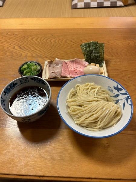 「特製昆布水つけ麺　醤油」@麺屋お浦の写真