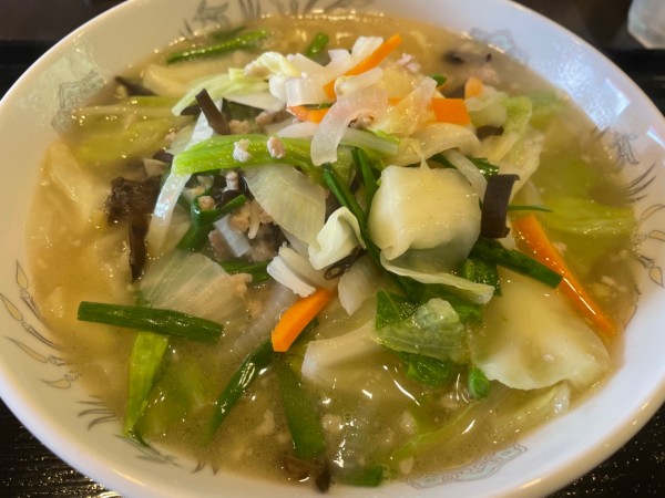 「タンメン750円」@渡利食堂の写真