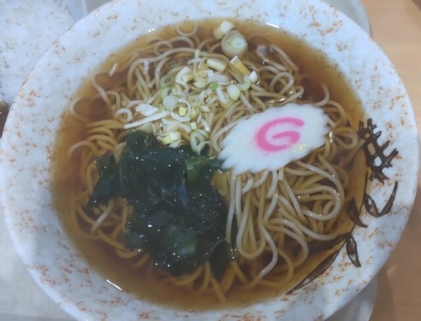 「かけそば」@軽食ひまわり ヤマザワ松見町店の写真