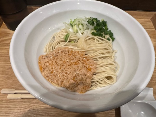 「キンキキッス・ニボプレッソ¥1,100 & あん肝とも和え玉¥5」@NIBOSHIMANIAの写真