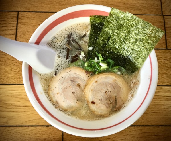 「豚骨ﾗｰﾒﾝ[細麺120g](750¥)」@光☆MENJIの写真