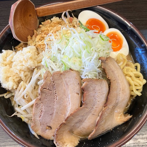 「男のニンニク味噌(赤)1350円」@麺屋 和ッ 船橋店の写真