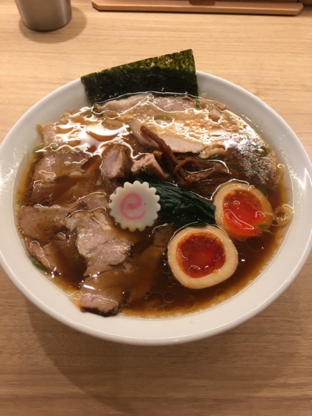 「醤油ラーメン」@長岡食堂 東京ラーメン横丁店の写真