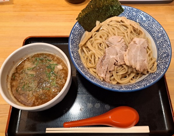 「濃厚煮干しつけ麺中盛935円」@ラーメンカーニバル 奥州水沢店の写真