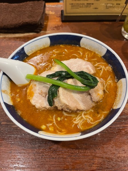 「太肉坦々麺」@支那麺 はしご 入船店の写真