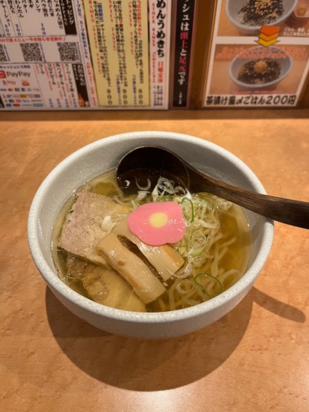 「煮干しらぁめん」@和だしらぁめん うめきちの写真