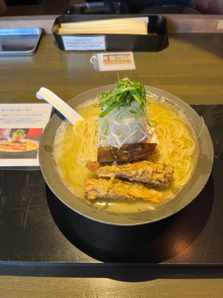 「帆立鶏白湯塩ラーメン」@雨は、やさしく No.2の写真