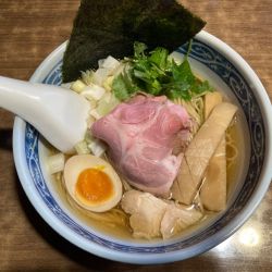 煮干しそば　白醤油