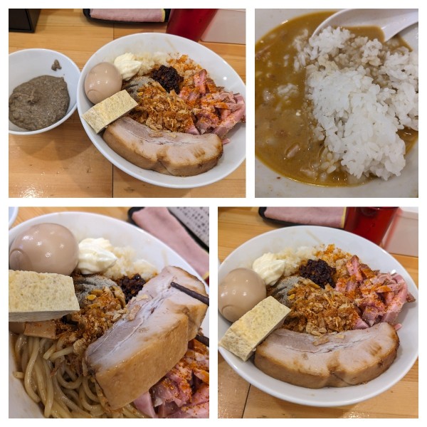 「まぜそば➕辛くする➕煮干しペースト✖️2」@煮干らーめん 川むらの写真