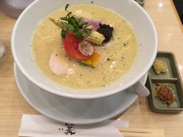 「鶏白湯Soba」@銀座 篝 大手町店の写真