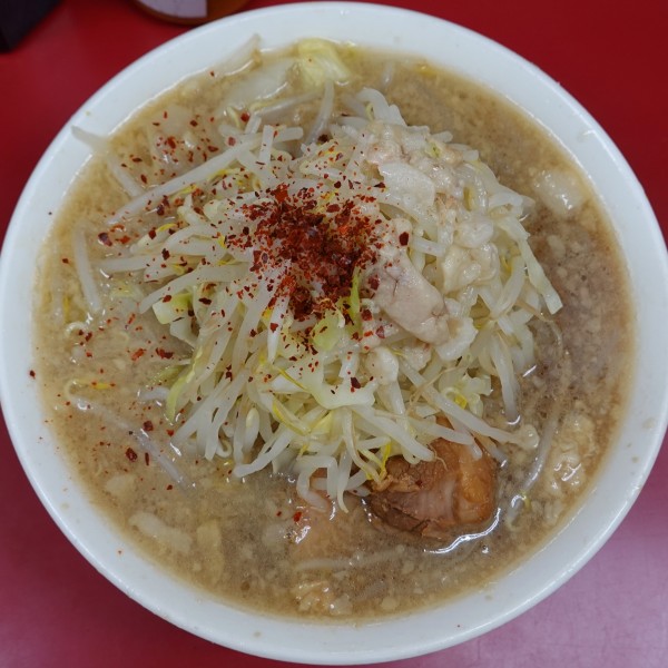 「大ラーメン 1,000（野菜マシマシ・アブラ）」@ラーメン二郎 京急川崎店の写真