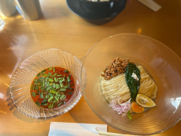 「冷やし台湾つけそば」@麦の空 GACHI SOBA DOJOの写真