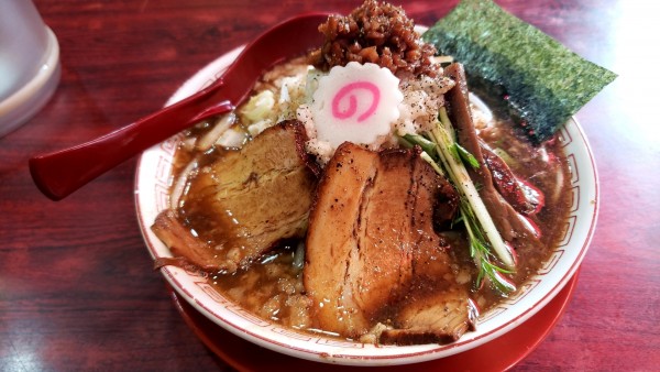 「こってり煮干し中華そば醤油＋のせ郎」@亀有中華そば 水しまの写真