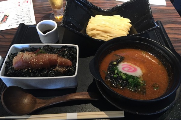 「飯麺定食」@元祖博多めんたい重の写真