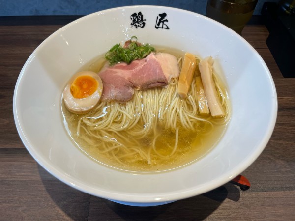 「特製鶏清湯塩そば」@麺工房 鶏匠の写真