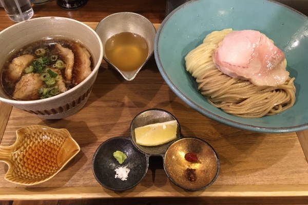 「あいもり木桶醤油つけ麺」@いかれたNOODLE Fishtonsの写真