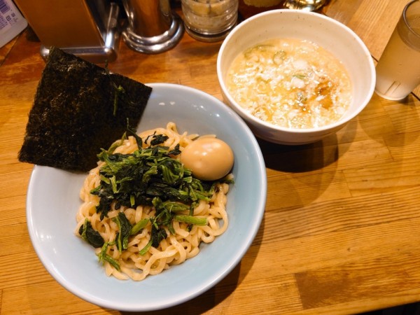 「豚塩つけ麺」@鶴一家の写真