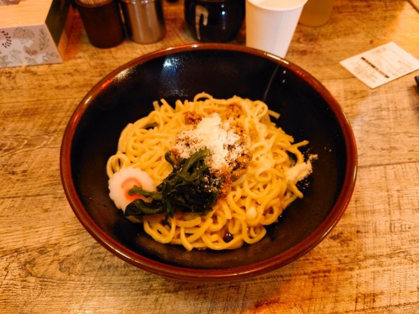 「【限定】豆乳油そば」@油そば専門店 ぶらぶら 横浜本店の写真