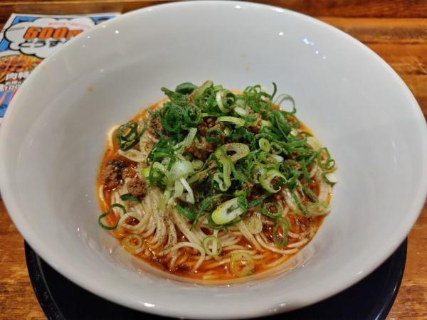 「【限定】汁なし担担麺　※２辛：無料　※クーポンで５００円」@らぁ麺しろがね スイス村店の写真