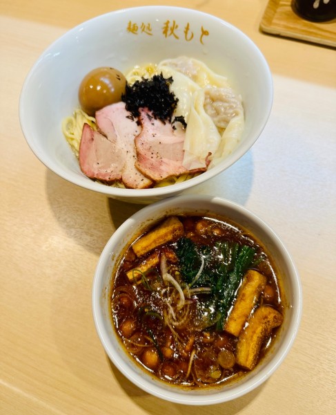 「【限定】特製なめこの赤味噌つけ麺 【1650円】」@麺処 秋もとの写真