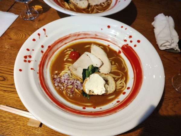 「元祖海老丸ラーメン＆〆リゾットセット」@海老丸らーめんの写真