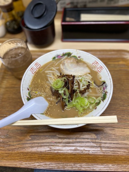 「炒飯定食福山醤油豚骨ラーメン」@八十吉の写真