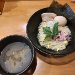 しじみと焼きあごのつけ麺+得製
