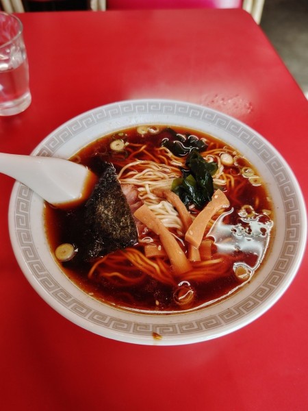 「ラーメン(450円)」@中華料理 蘭香園の写真