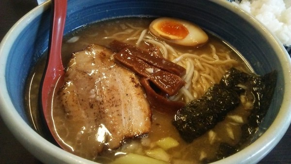 「濃厚支那そば 800円＋ランチごはん 50円」@支那そば分田上の写真