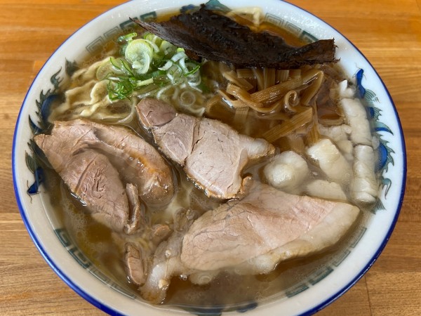 「中華そば 小盛  濃口油ぽく」@ケンチャンラーメン 平田店の写真