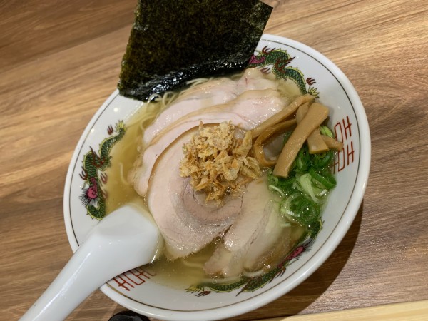 「中華そば　塩」@麺庵 利休の写真