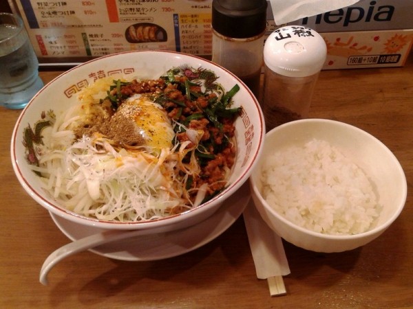 「あら田風 台湾まぜそば(890円)+ライス(100円)」@つけ麺屋 あら田の写真