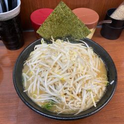 モヤシトッピング¥100、ワカメラーメン