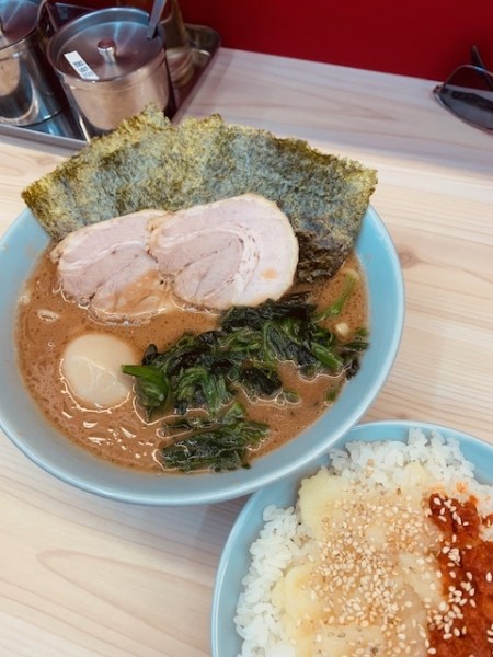 「特製ラーメン 1000円」@らーめん武道家 口の写真