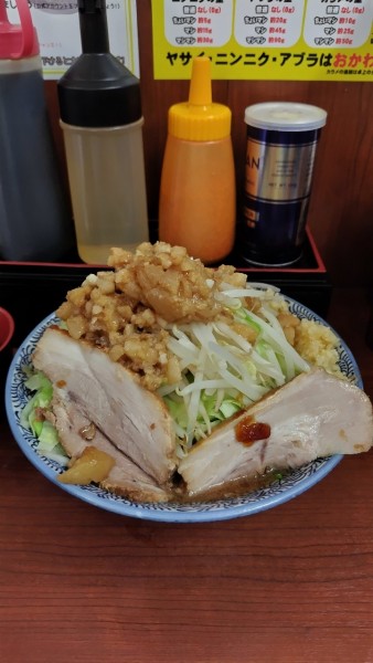 「令5-10-25小ラーメン(880円)(ヤサイマシ、後マシマシ)」@立川田田の写真