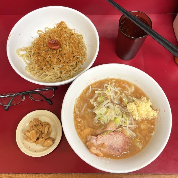 「お茶漬け～麺（少なめより少なめ 50％）」@ラーメン二郎 相模大野店の写真