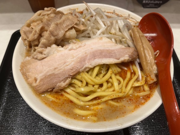 「特製辛味噌ラーメン大盛」@味噌麺処 花道庵 東京ラーメンストリート店の写真