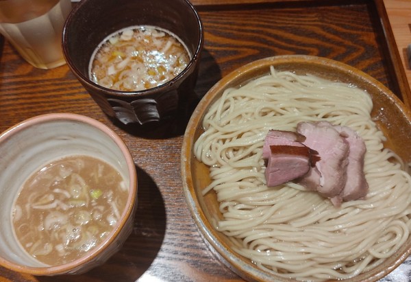 「つけ汁二種つけめん」@あいだやの写真