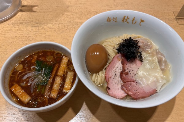 「【限定】特製なめこの赤味噌つけ麺」@麺処 秋もとの写真
