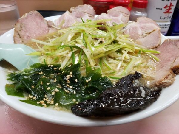 「ネギチャーシュー＋ネギダブル」@ラーメン かいざん 船橋店の写真