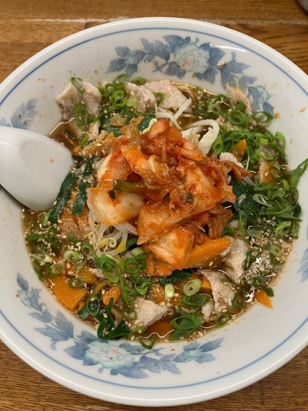 「キムチらーめん　1000円」@長崎ちゃんぽん 新平の写真