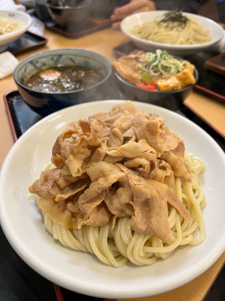 「肉胡椒つけ麺」@つけ麺丸和 各務原分店の写真