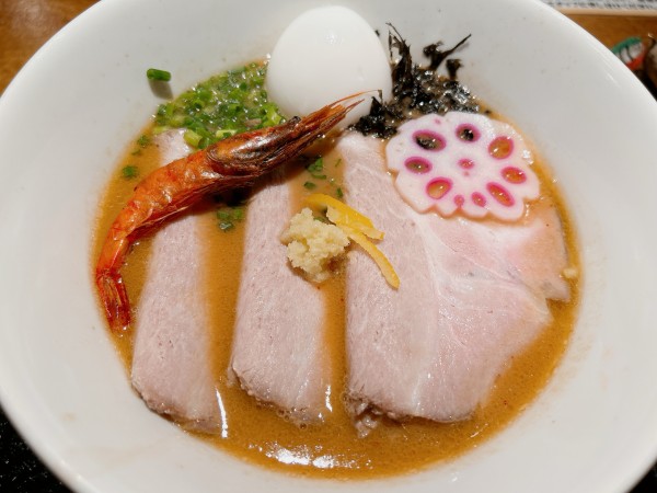 「濃厚甘えびラーメンスペシャル」@金澤濃厚甘えびラーメン 紅牡丹の写真